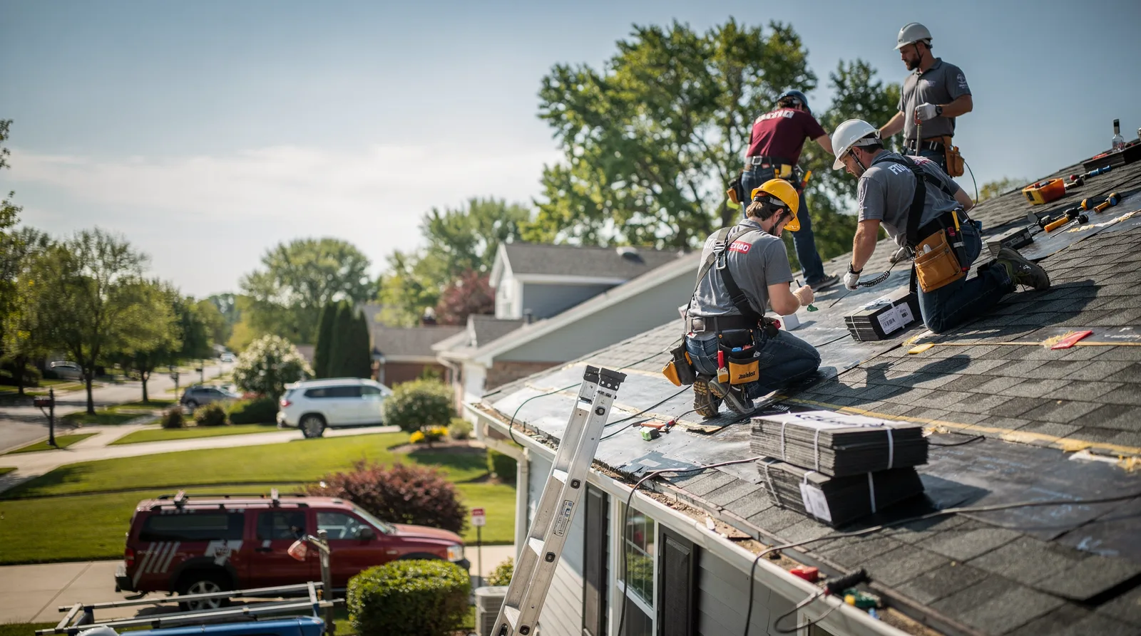 Roof Repair in Pleasant Plains, IL around you